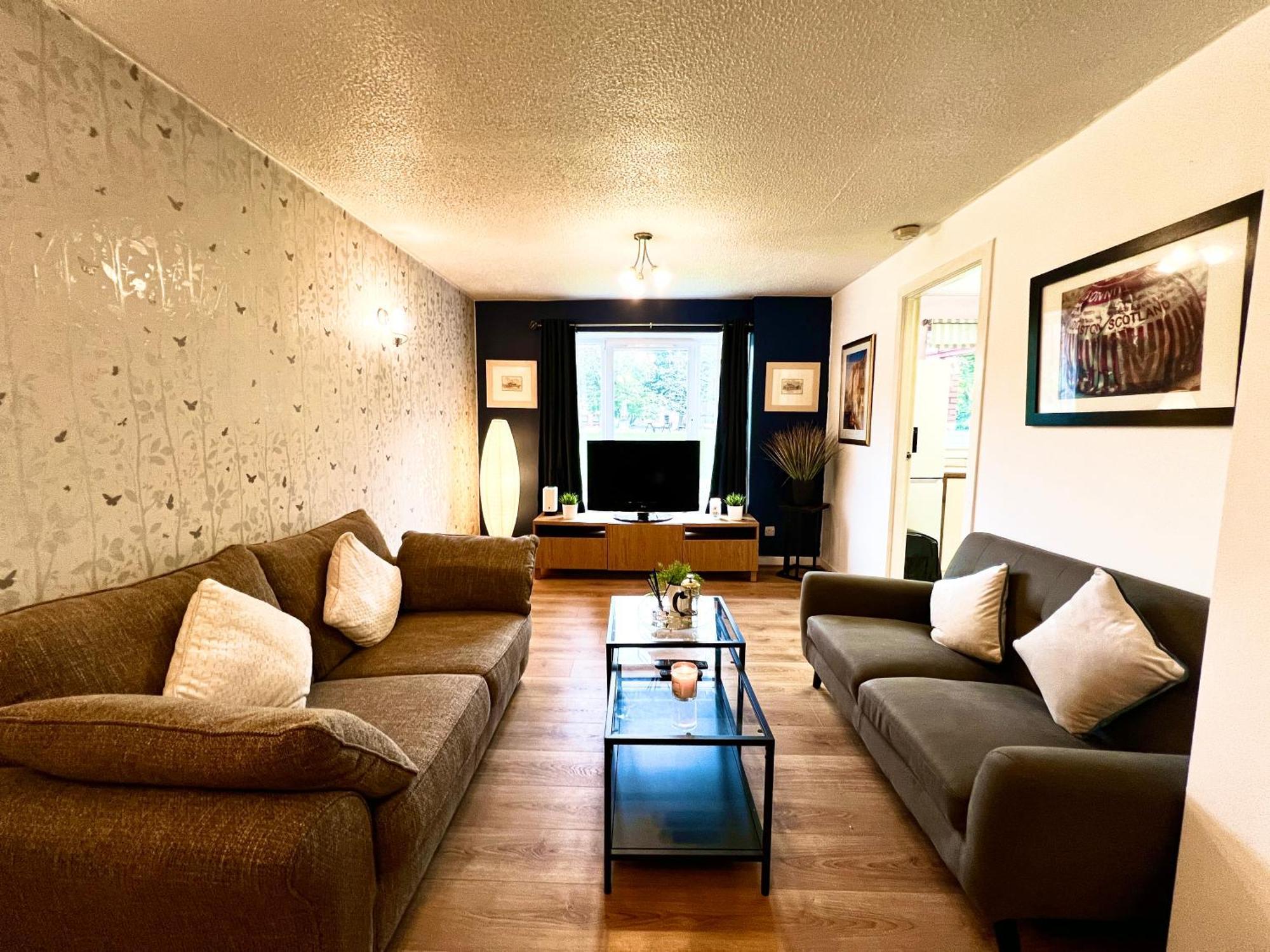 Apartament Ground Floor Flat With Free Parking & Wifi Glasgow Zewnętrze zdjęcie