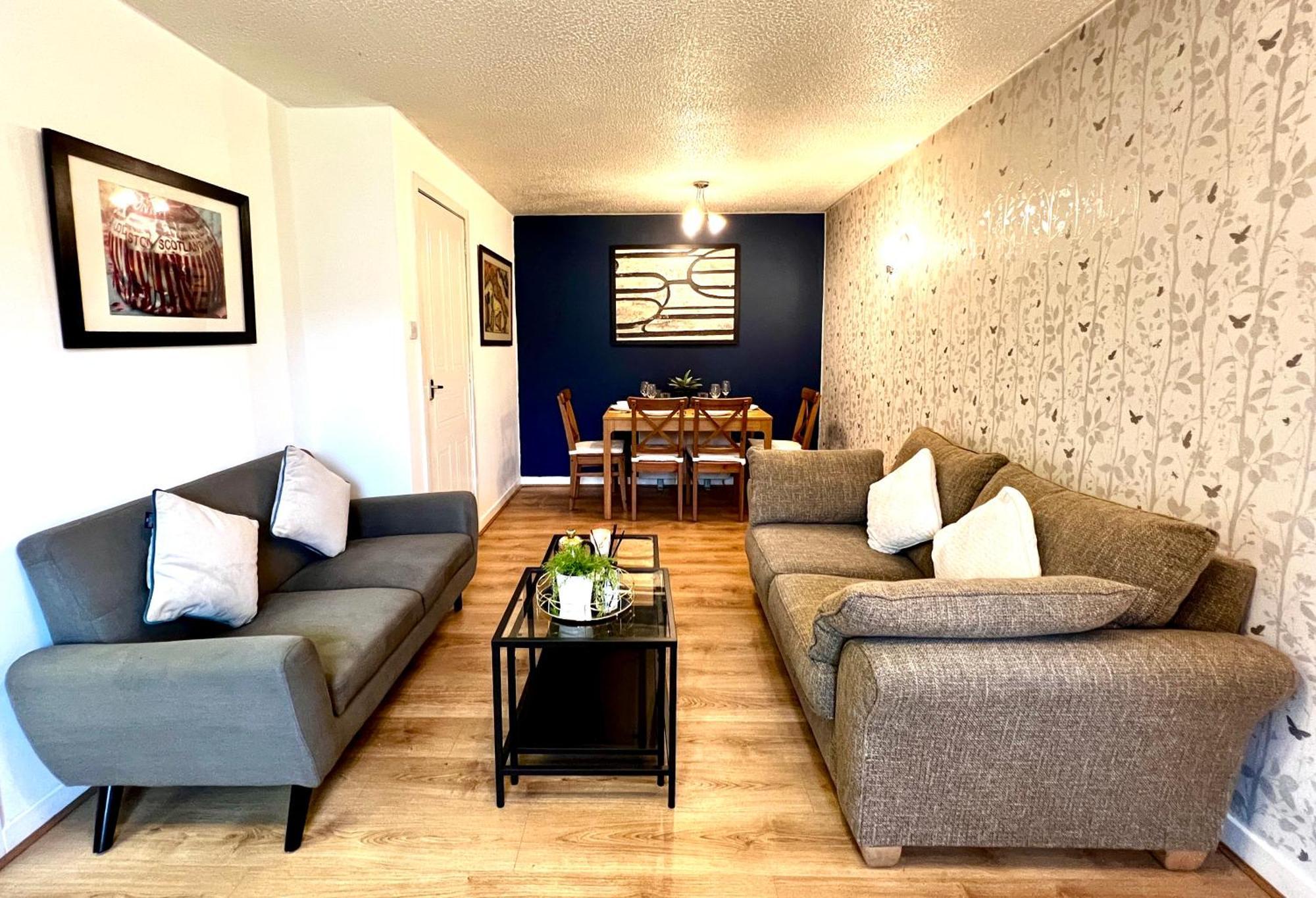 Apartament Ground Floor Flat With Free Parking & Wifi Glasgow Zewnętrze zdjęcie