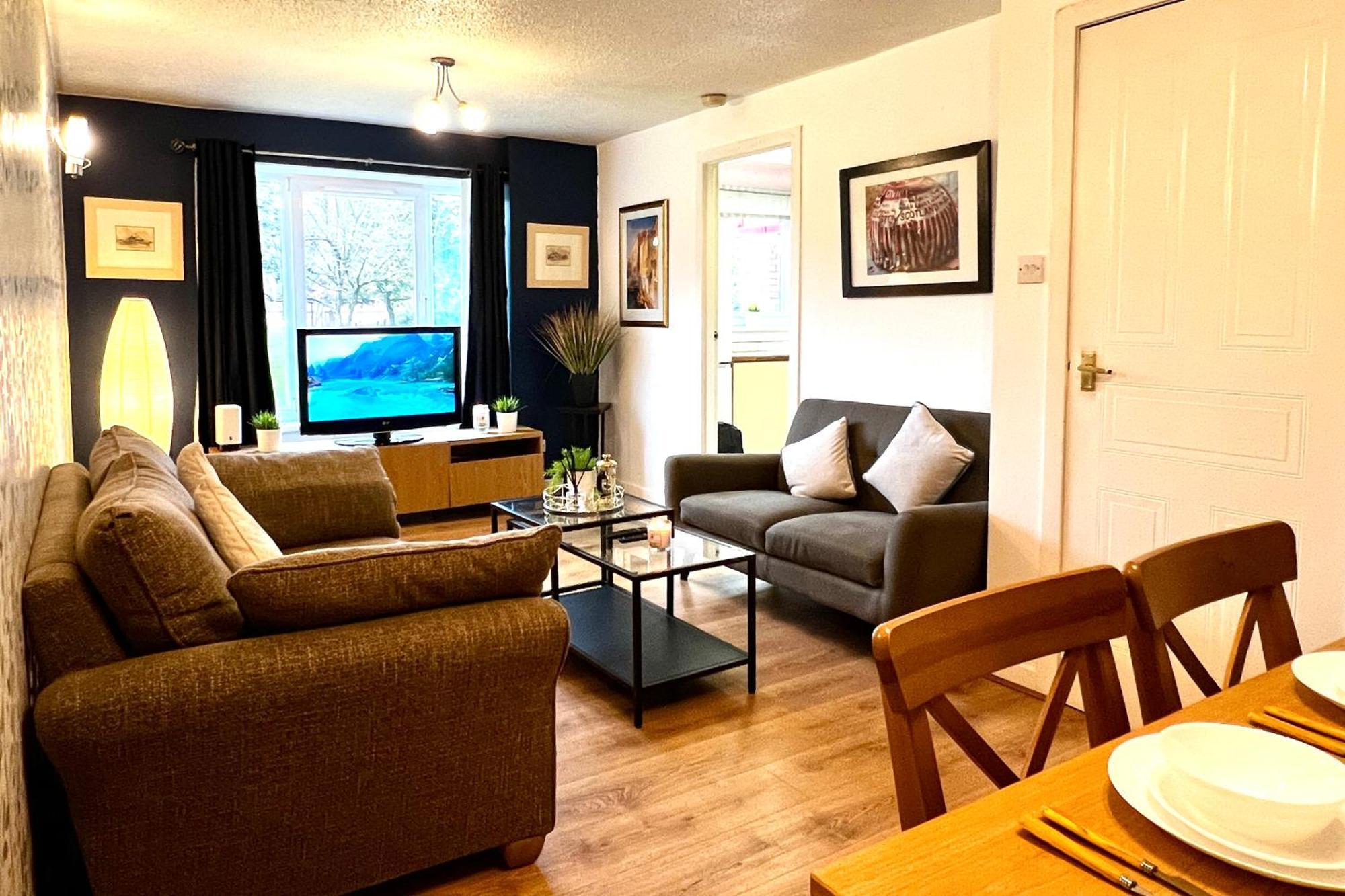 Apartament Ground Floor Flat With Free Parking & Wifi Glasgow Zewnętrze zdjęcie