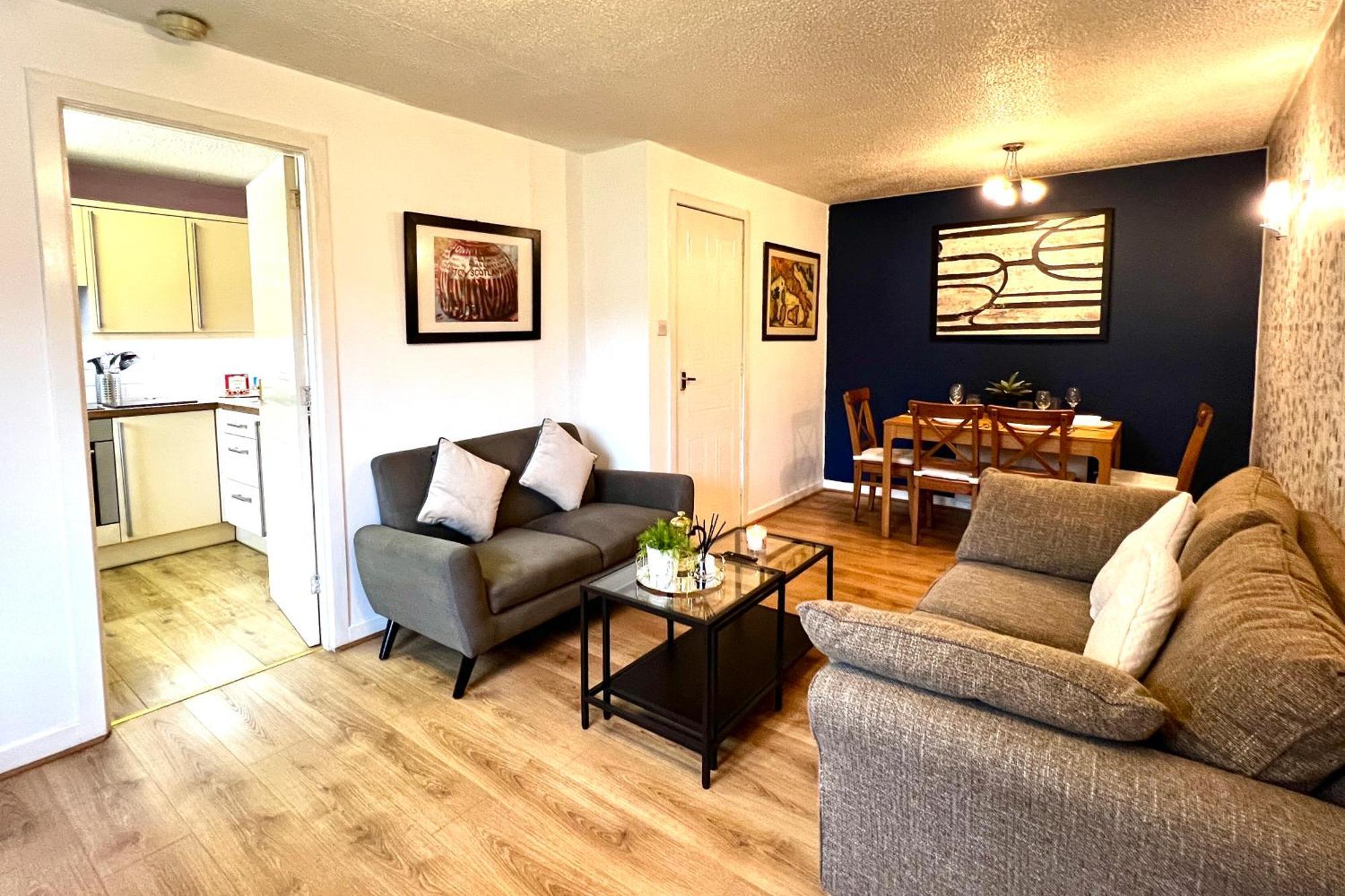 Apartament Ground Floor Flat With Free Parking & Wifi Glasgow Zewnętrze zdjęcie